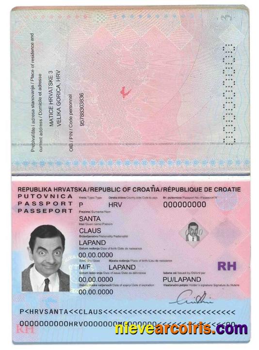 Croatia passport